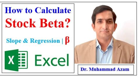 Calculating Stock Beta Using Excel