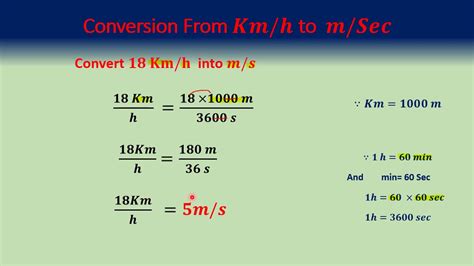 Calculation Of Km/H