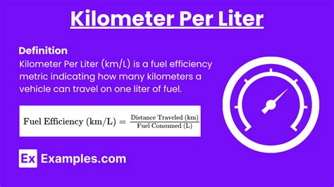 Calculation Of Km Per Litre