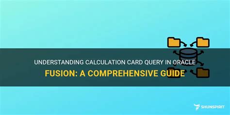 Calculation Value Definition In Oracle Fusion