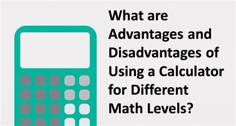 calculator+advantages