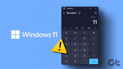 calculator app not working windows 11