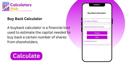 Calculator Buy Back