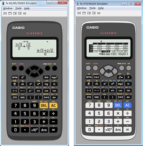 Calculator Emulator Casio