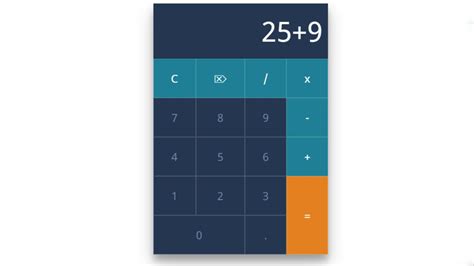 Calculator Html Javascript W3Schools