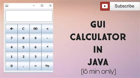 Calculator Java With Gui