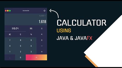 Calculator Javafx Application