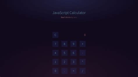 Calculator Javascript Codepen