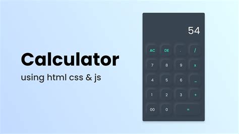 Calculator Javascript Html W3Schools