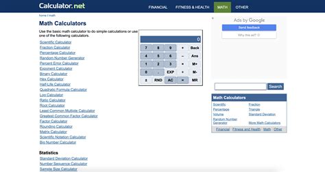 Calculator Net