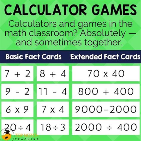 Calculator Practice Games