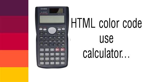 calculator screen color code