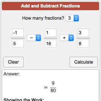 calculator soup adding mixed fractions