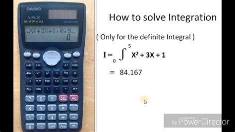 calculator to find the integration