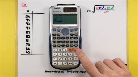 Calculator With Standard Deviation Button
