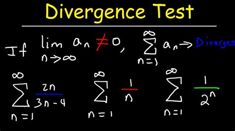 calculus 2 divergent test