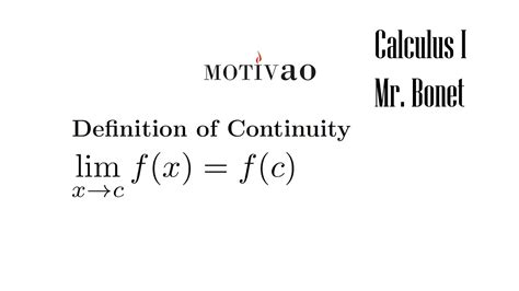 calculus definition of continuity