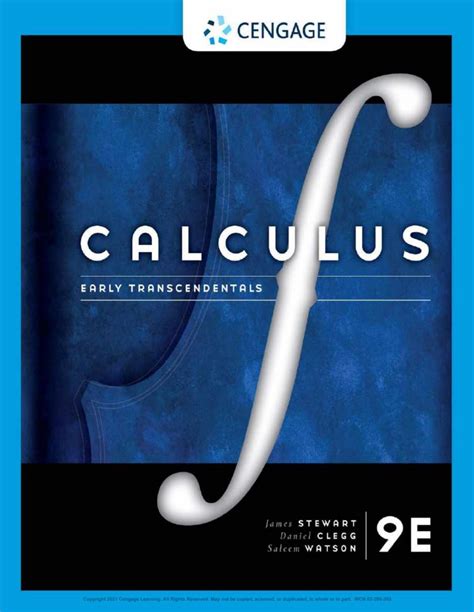 calculus early transcendentals pdf 9th