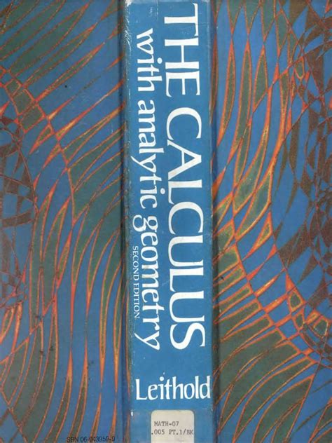 +15 Calculus Louis Leithold Pdf More
