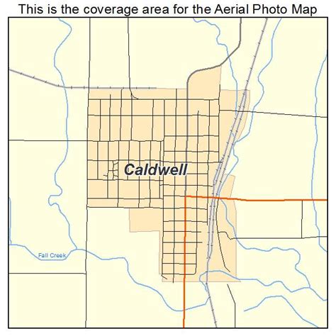 Caldwell Kansas Map
