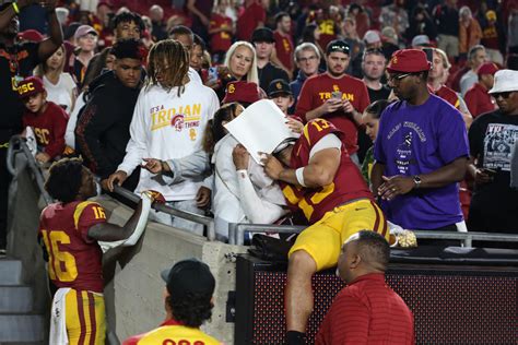 caleb williams crying after utah game