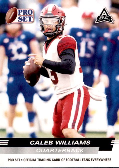 caleb williams football cards