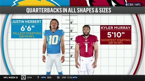 caleb williams height vs kyler murray