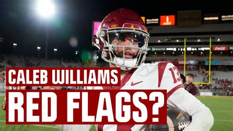 caleb williams red flags