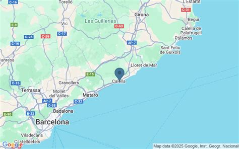 Calella (barcelona) city map