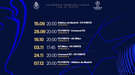 calendário fc porto 23/24