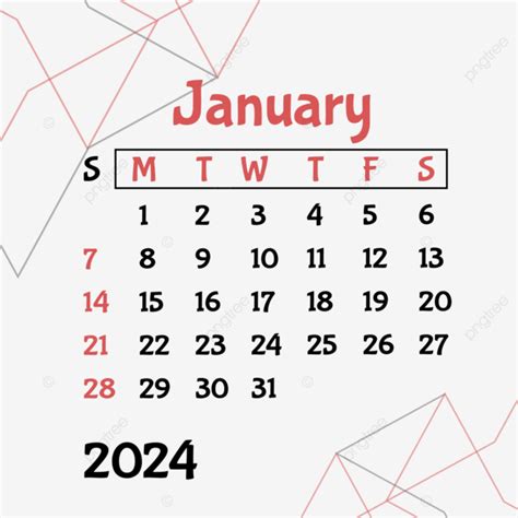 calendário janeiro 2024 pinterest