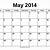 calendar 2014 may