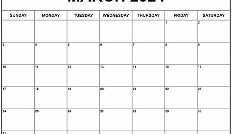 Free Printable March 2023 Calendars - Download