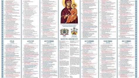 Calendar Ortodox 20212022 Moldova Calendar Crestin