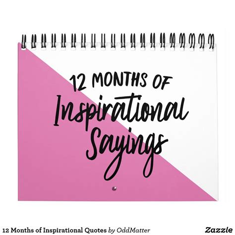 Calendar Sayings For Each Month 2024