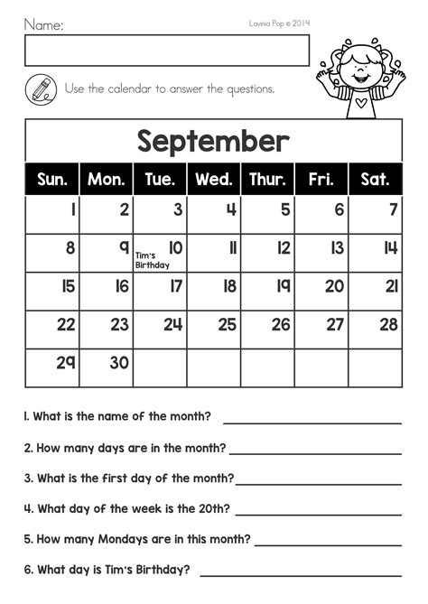 Using Calendar Worksheets To Help Grade 2 Students In 2024