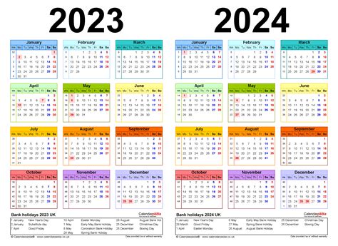 calendar 2023 2024 uk