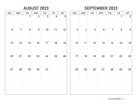 calendar 2023 august september