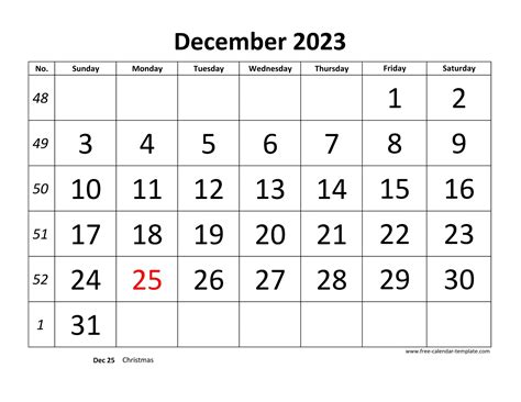 calendar 2023 calendar december