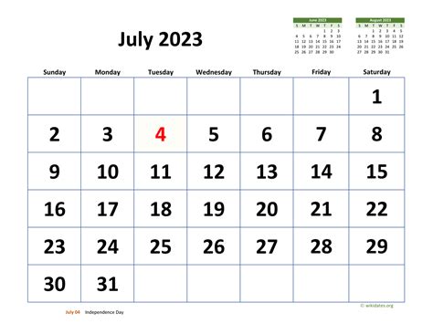 calendar 2023 july 2023
