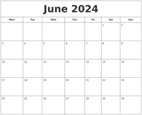 calendar 2024 june printable free