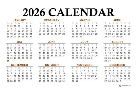Plan Ahead Discover Your 2026 Calendar Now Galactic Hub