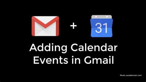 calendar event from gmail