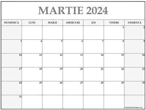 calendar martie 2024 pdf