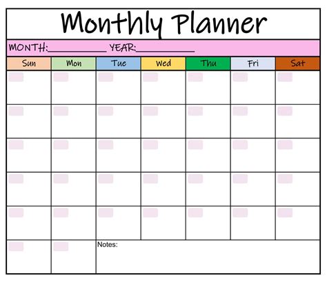 calendar planning
