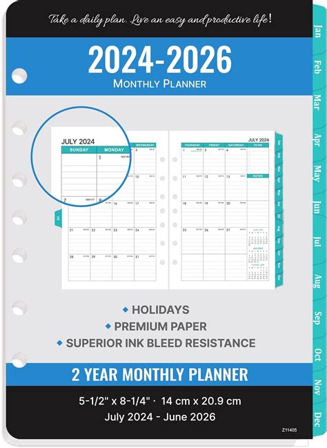 Calendar Refill 2024