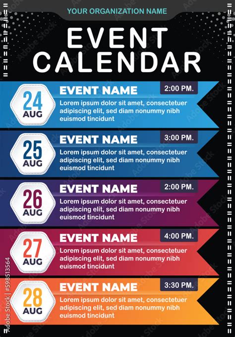 Calendar With Events