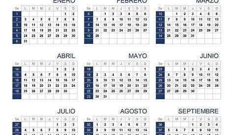 Calendario 2022 Con Semanas Numeradas Para Imprimir Kulturaupice - IMAGESEE