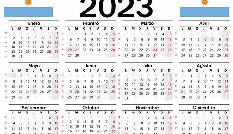 Calendario Para Imprimir 2023 Argentina Calendario Gratis - Aria Art