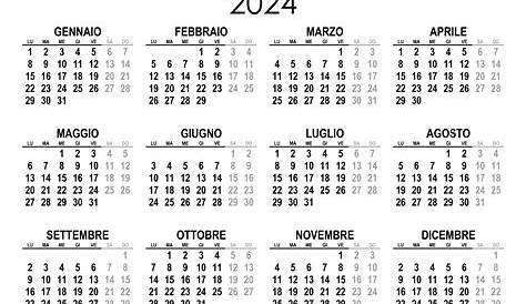 Calendario Dicembre 2024 - Con festività e fasi lunari